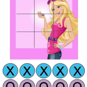 Jogo da velha Barbie