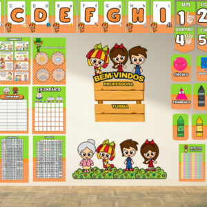 Kit sala Situo do Pica Pau Amarelo