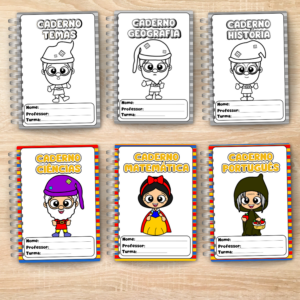 Capas de caderno Branca de Neve