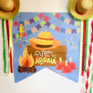 Painel bandeirinha VEM PRO ARRAIA