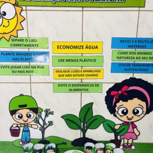 Painel Meio Ambiente educar com consciência