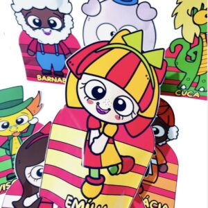 Luvas dos personagens Sítio do Pica Pau Amarelo