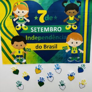 Painel 7 de Setembro corações