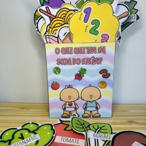 Kit Interativo “O Que Que Tem na Sopa do Neném?” 🍅