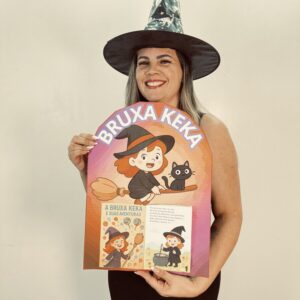 Livro A Bruxa Keka e Suas Aventuras” ✨