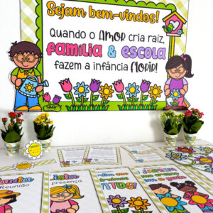 Reunião de pais tema florescer