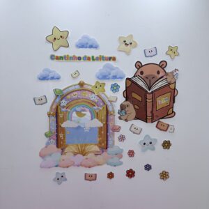 Painel cantinho da leitura