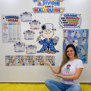 Kit de divisão com o Maluquinho