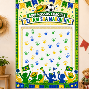 Cartaz copa junina kit de atividades
