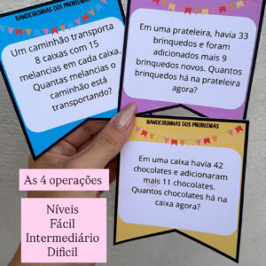 Kit das Banderinhas dos problemas