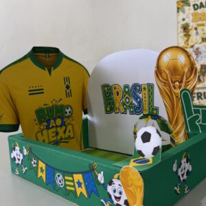 Caixa cenário tema COPA 2026