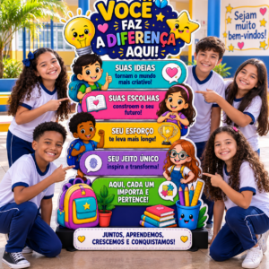TOTEM VOLTA AS AULAS