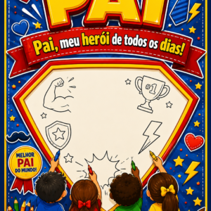 KIT CARTAZES INTERATIVOS DIA DOS PAIS
